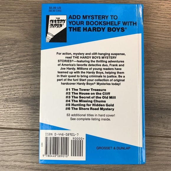 Hardy Boys Series Books - Matte Hardcover - 1, 3, 4, 5, 6, 8 (Lot of 6) - Picture 9 of 9